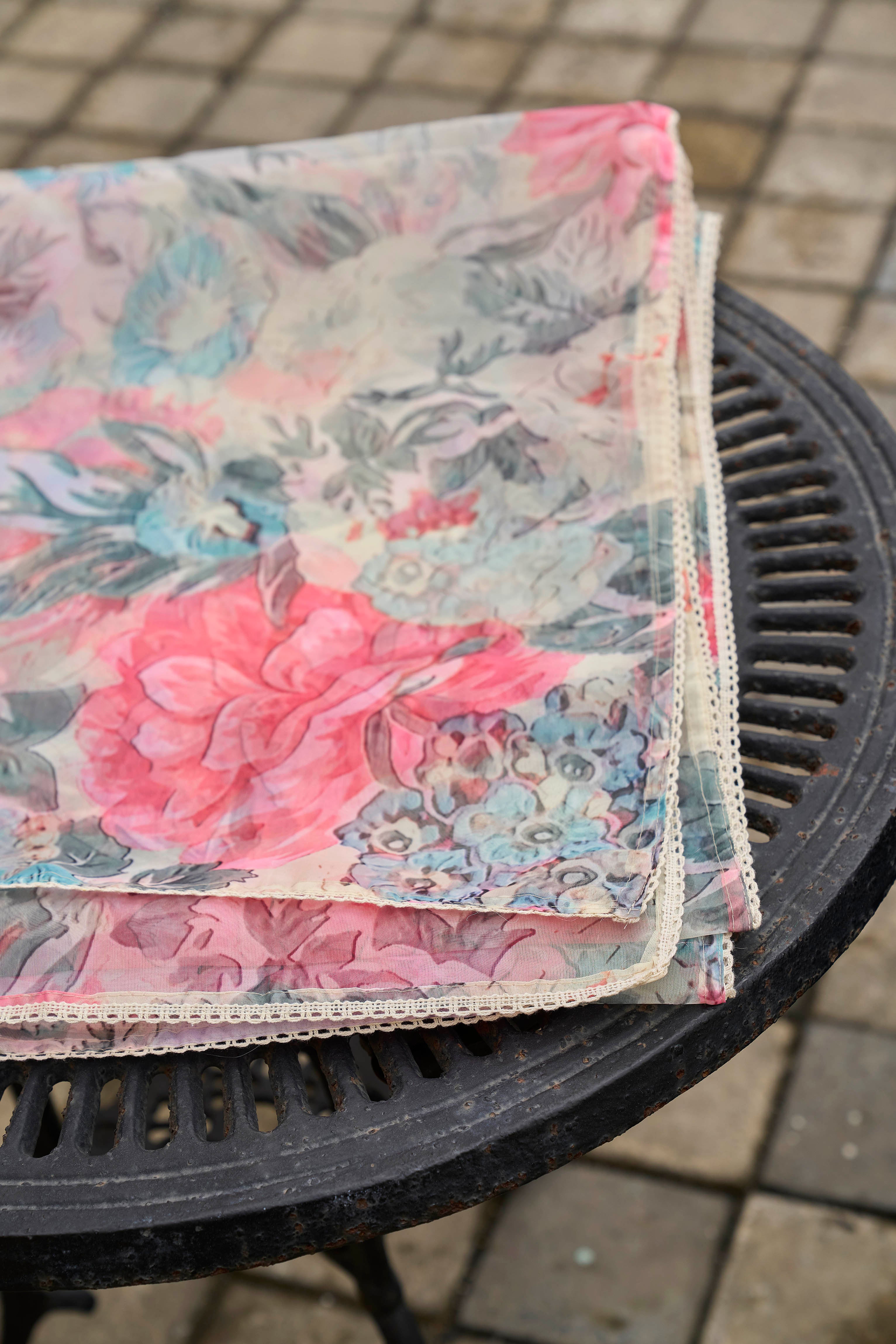 Yellow color pure cotton with thread embroidered kurta & trouser with printed dupatta set